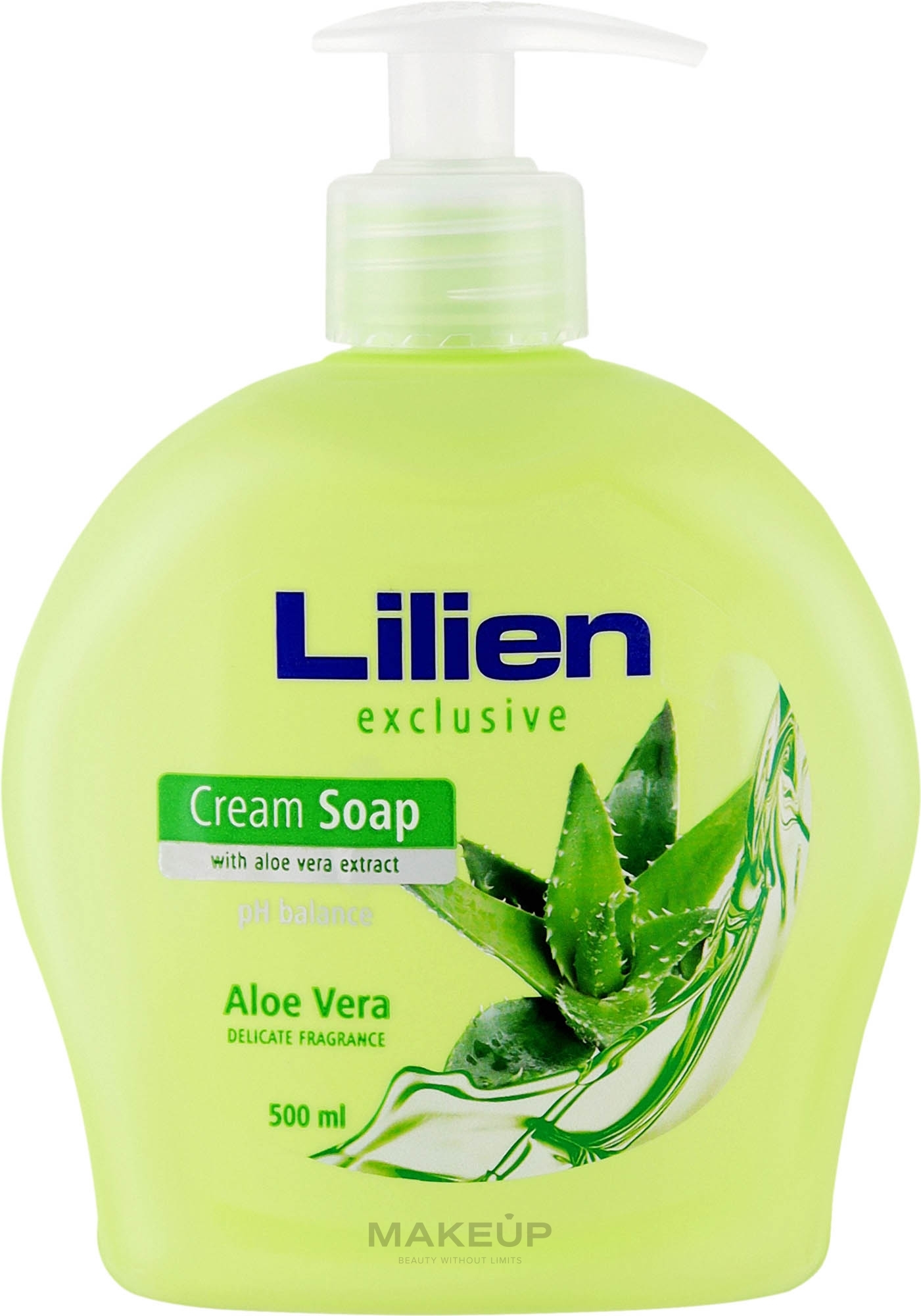 Kremowe mydło w płynie Aloes - Lilien Aloe Vera Cream Soap — Zdjęcie 500 ml
