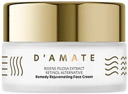 Przeciwstarzeniowy krem ​​do twarzy - D'amate Remedy Rejuvenating Face Cream  — Zdjęcie N1