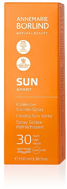 Chłodzący spray do opalania SPF30 - Annemarie Borlind Sun Sport Cooling Sun Spray SPF 30 — Zdjęcie N2