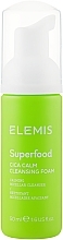 PREZENT! Pianka do mycia twarzy z ekstraktem z Centella Asiatica - Elemis Superfood CICA Calm Cleansing Foam (tester) — Zdjęcie N1