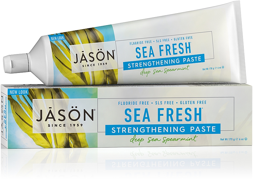 Miętowa pasta do zębów - Jason Natural Cosmetics Toothpaste Deep Sea Spearmint — Zdjęcie N1