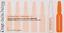 Kup Regenerujące ampułki przeciwzmarszczkowe do twarzy - Diego Dalla Palma Ampolle Astaxanthin + Bakuchiol 1%