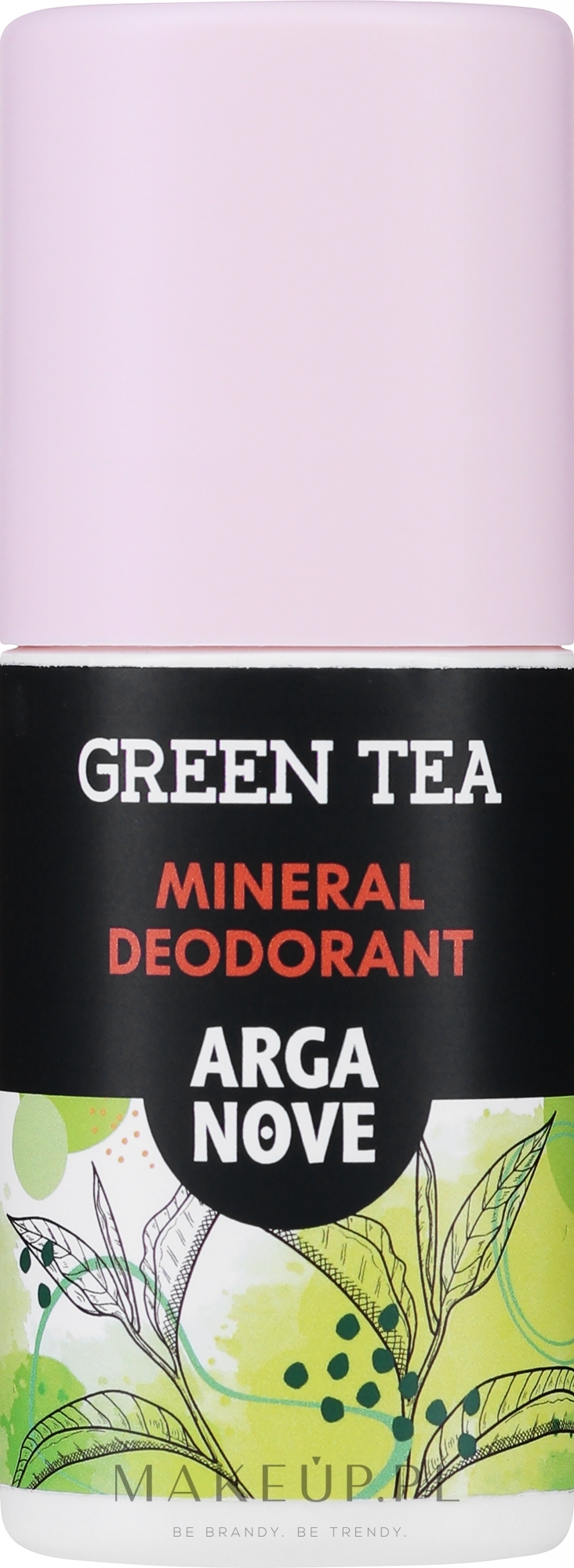 Naturalny dezodorant mineralny Zielona herbata - Arganove Green Tea Roll-On Deodorant — Zdjęcie 50 ml