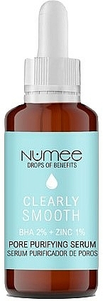 Serum do skóry problematycznej - Numee Drops Of Benefits Clearly Smooth Salicylic Acid Pore Purifying Serum — Zdjęcie N1