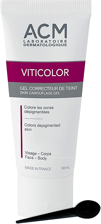 Żel wyrównujący koloryt skóry do twarzy i ciała - ACM Laboratories Viticolor Durable Skin Camouflage Gel — Zdjęcie N1