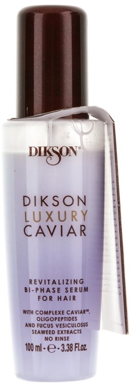 Dwufazowe serum rewitalizujące do włosów - Dikson Luxury Caviar Bi-Phase Serum — Zdjęcie N1