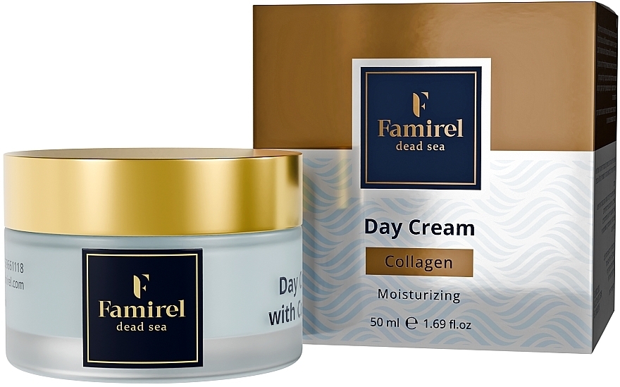 Nawilżający krem do twarzy na dzień - Famirel Collagen Day Cream — Zdjęcie N1