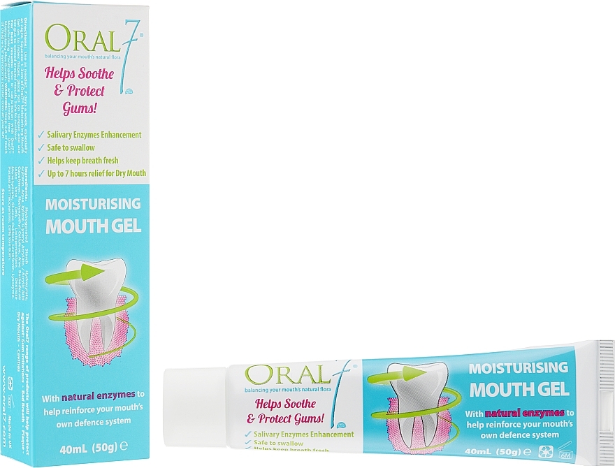 Żel Aktywne nawilżenie i odbudowa - Oral7 Moisturising Mouth Gel — Zdjęcie N1