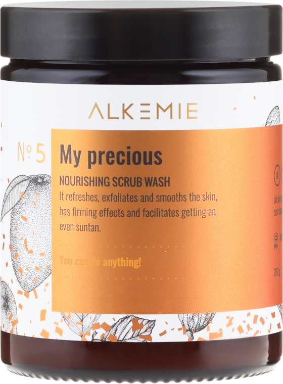 Odżywczy peeling myjący do ciała - Alkmie My Precious — Zdjęcie N4