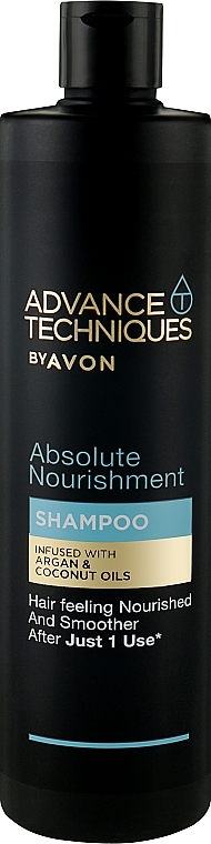 Odżywczy szampon z olejkiem arganowym i kokosem - Avon Advance Techniques Absolute Nourishment Shampoo — Zdjęcie N1