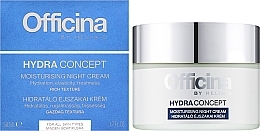 Nawilżający krem do twarzy na noc - Helia-D Officina Hydra Concept Moisturizing Night Cream — Zdjęcie N2