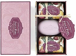 Kup Zestaw mydeł w kostce Figa i gruszka - Castelbel Fig&Pear (soap/3x150g)