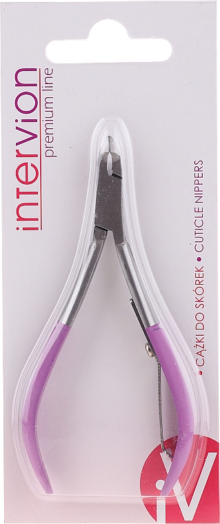 Cążki do manicure, 499129, fioletowe - Inter-Vion — Zdjęcie N1