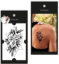 Kup Tatuaż tymczasowy Kwiaty w grafice - Tattooshka
