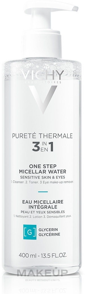 Płyn micelarny do twarzy i oczu - Vichy Purete Thermale Mineral Micellar Water — Zdjęcie 400 ml