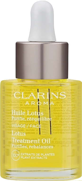 Olejek pielęgnacyjny do cery tłustej i mieszanej - Clarins Lotus Face Treatment Oil