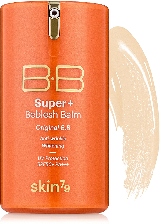 Multifunkcyjny krem BB SPF 50 PA+++ - Skin79 BB Super+ Beblesh Balm Orange SPF50 PA+++ — Zdjęcie N2
