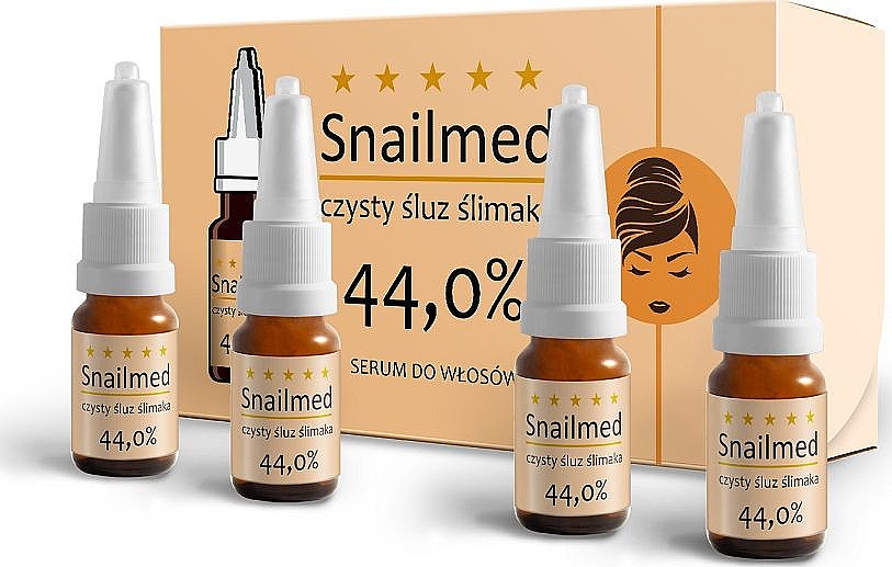 Odbudowujące serum do włosów i skóry głowy - Snailmed — Zdjęcie N1