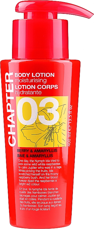 Nawilżający lotion do ciała Jagody i amarylis - Chapter 03 Berry & Amaryllis Body Lotion — Zdjęcie N1