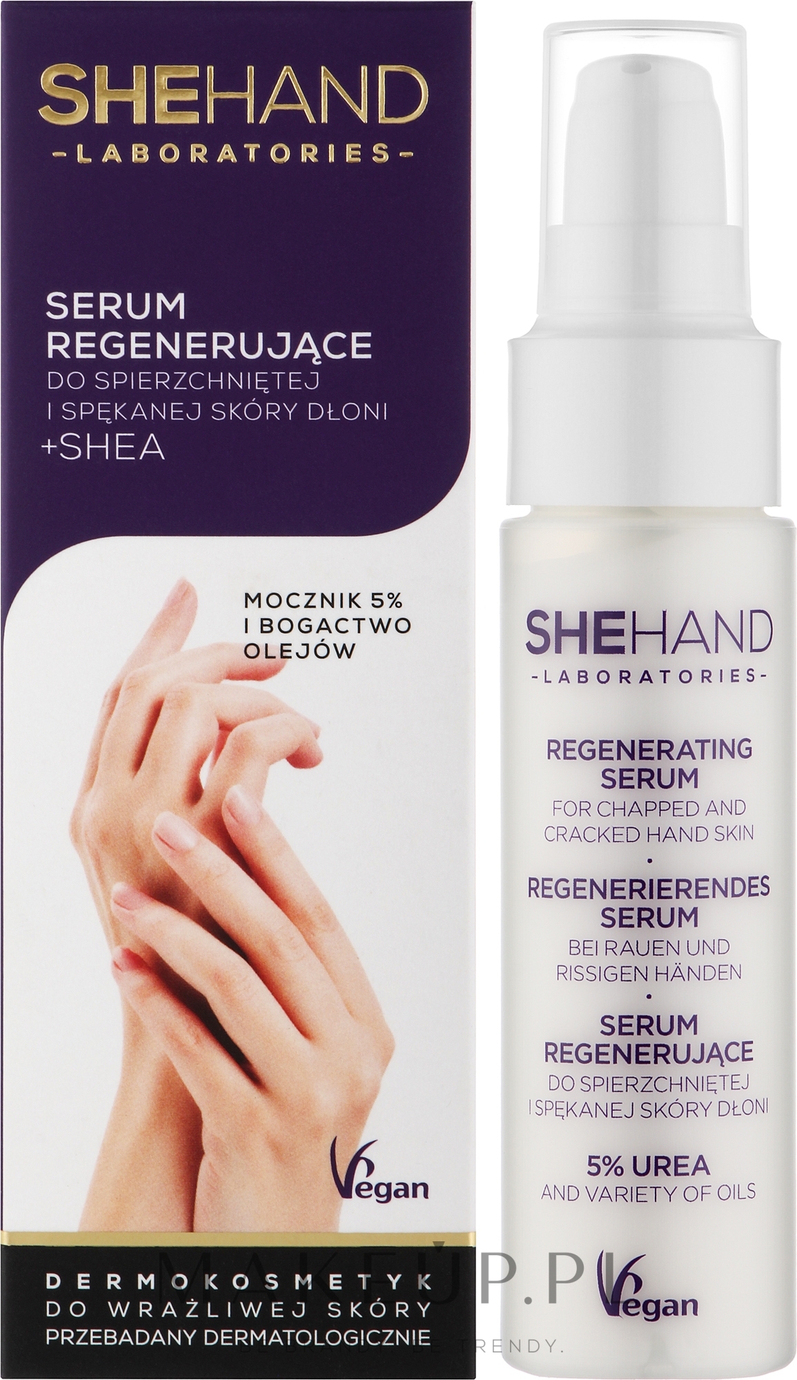 Serum regenerujące do rąk - SheHand Regenerating Serum — Zdjęcie 50 ml