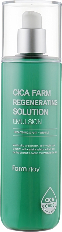 Emulsja do twarzy Centella - FarmStay Cica Farm Regenerating Solution Emulsion — Zdjęcie N2