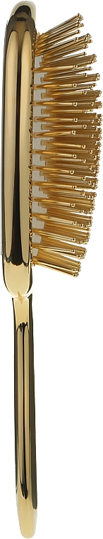Prostokątna szczotka do włosów - Janeke Hairbrush With Mirror Gold — Zdjęcie N3