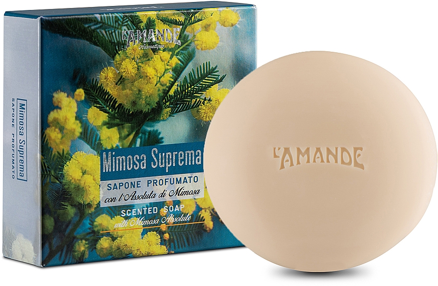 Perfumowane mydło w kostce - L'Amande Mimosa Suprema — Zdjęcie N1
