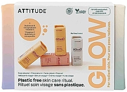 Kup Zestaw - Attitude Oceanly Phyto-Glow Travel Size Gift Set (f/cl/8.5g + f/ser/8.5g + f/cr/8.5g + f/oil/8.5g)