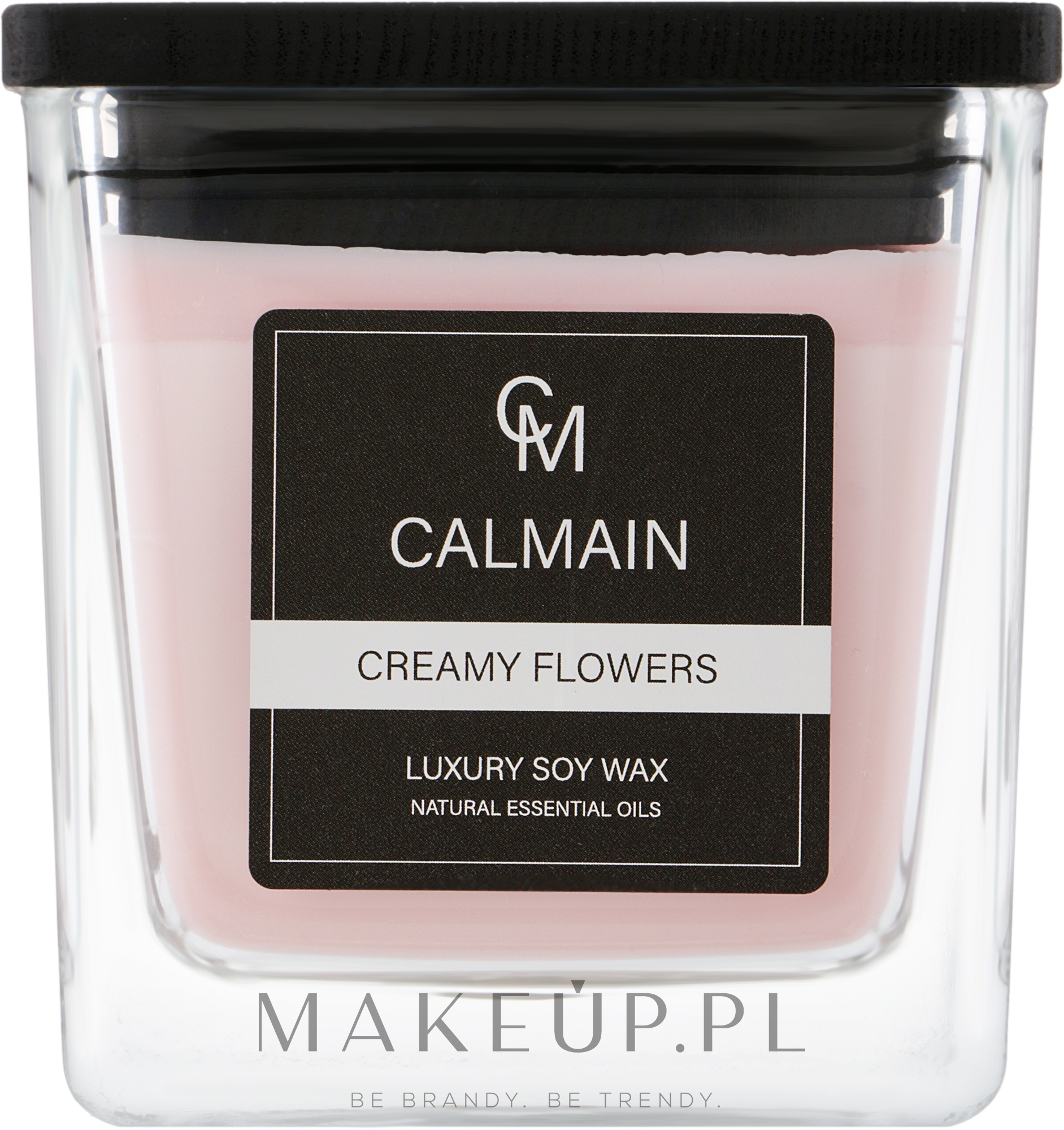 Świeca zapachowa w szkle Kremowe kwiaty - Calmain Candles Creamy Flowers — Zdjęcie 220 g