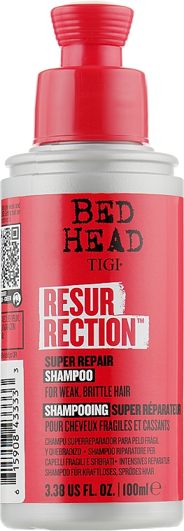 Regenerujący szampon do włosów słabych i łamliwych - Tigi Bed Head Resurrection Super Repair Shampoo — Zdjęcie N2