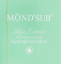 Kup Hydrożelowe płatki pod oczy z kolagenem i wyciągiem z alg - Mond'Sub Alga Extract Hydrogel Eye Mask