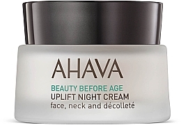 Kup Liftingujący krem na noc do twarzy, szyi i dekoltu - Ahava Beauty Before Age Uplifting Night Cream For Face, Neck & Decollete