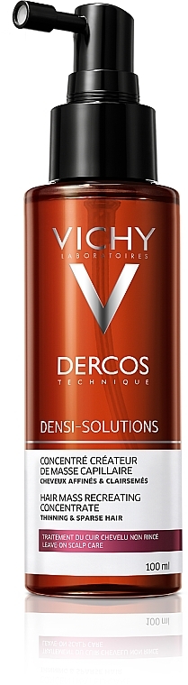 Koncentrat zwiększający gęstość włosów - Vichy Dercos Densi-Solution Hair Mass Recreating Concentrate