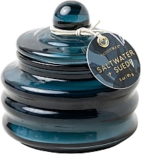 Świeca zapachowa Słona woda i zamsz - Paddywax Beam Glass Candle Navy Saltwater & Suede — Zdjęcie N1