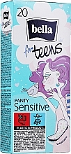 PRZECENA! Wkładki higieniczne, 20 szt. - Bella Panty For Teens Sensitive * — Zdjęcie N1