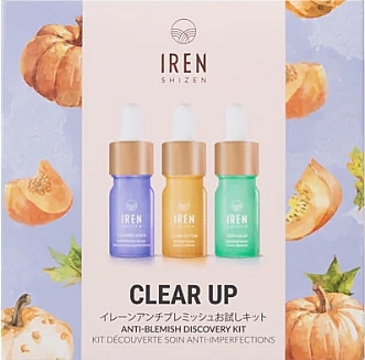 Zestaw - Iren Shizen Clear Up Anti-Blemish Discovery Kit (serum/3*5ml) — Zdjęcie N1