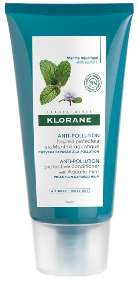 Ochronny balsam do włosów przeciw zanieczyszczeniom - Klorane Anti-Pollution Protective Conditioner With Aquatic Mint — Zdjęcie N1