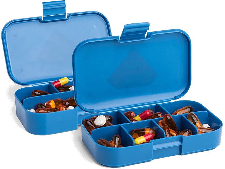 Organizer na witaminy - SmartShake Pill Box Organizer Superman — Zdjęcie N2