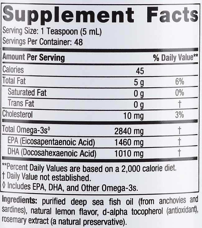 Suplement diety w płynie, Omega 3, 2840 mg - Nordic Naturals Ultimate Omega Xtra — Zdjęcie N3