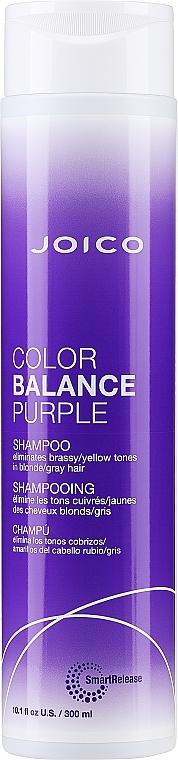 Szampon eliminujący żółte tony do włosów blond i siwych - Joico Color Balance Purple Shampoo — Zdjęcie N1