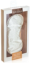 Kup Jedwabna opaska na oczy do spania, biała - Zoe Ayla Sleep & Wellness Silky Sleep Mask 