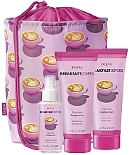Zestaw - Pupa Breakfast Lovers Cappuccino (sh/milk/200ml + b/lot/200ml + scent/water/100ml + bag) — Zdjęcie N1