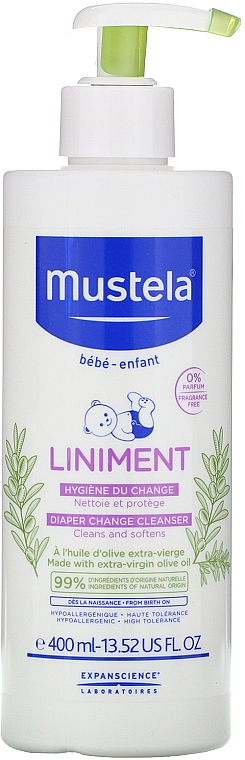 Oczyszczające mleczko pod pieluszką dla dzieci - Mustela Bébé Liniment — Zdjęcie N2