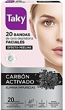 Kup Paski z woskiem do depilacji twarzy z węglem aktywnym - Taky Activated Carbon Facial Wax Strips