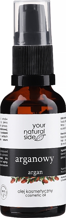 100% naturalny olej arganowy - Your Natural Side  — Zdjęcie N3