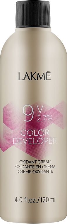Krem utleniający - Lakme Color Developer 9V (2,7%) — Zdjęcie N1