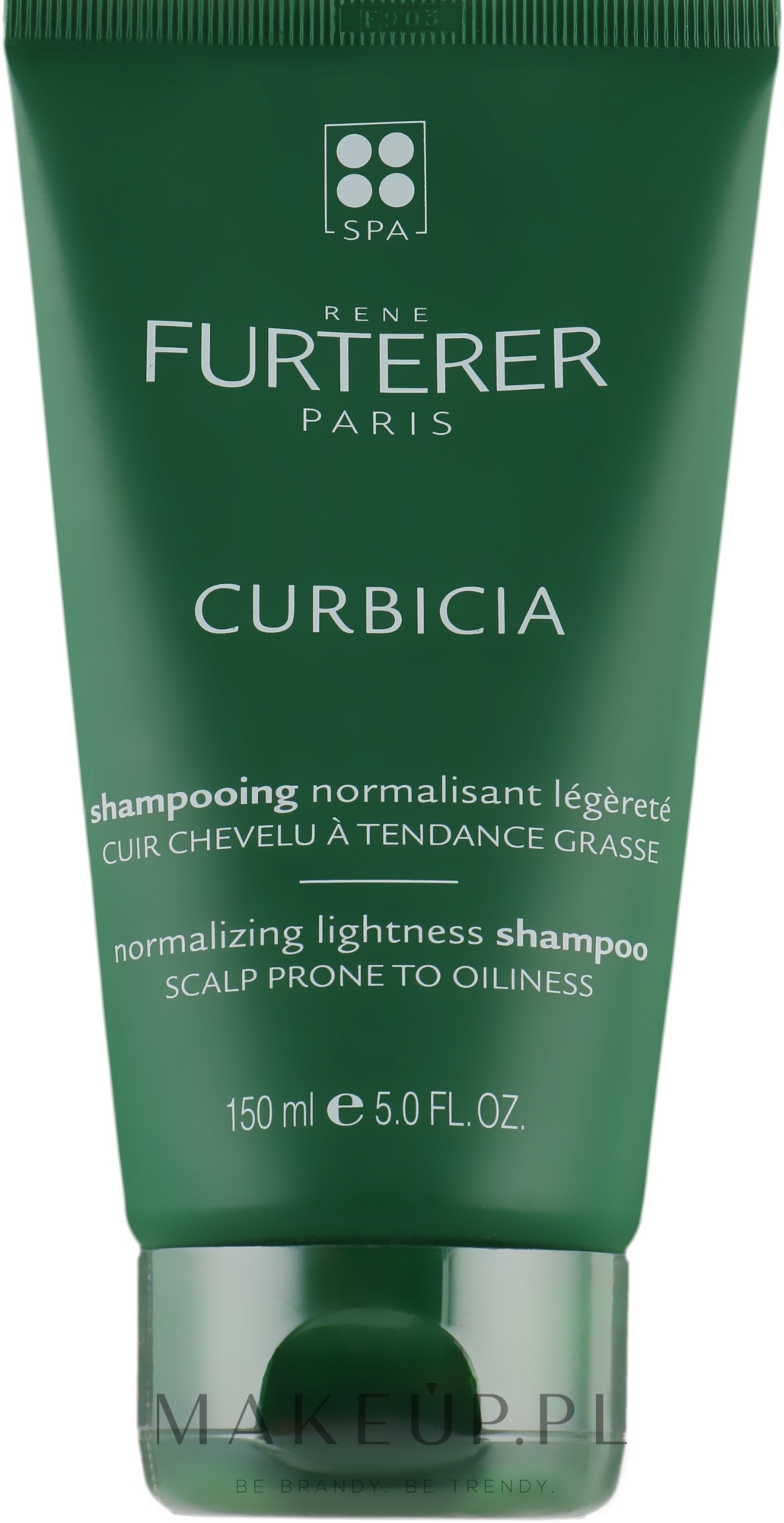 Szampon normalizujący i regulujący wydzielanie sebum przez skórę głowy - René Furterer Curbicia Lightness Regulating Shampoo — Zdjęcie 150 ml