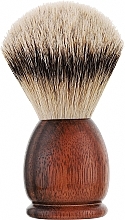 Kup Pędzel do golenia, drewniany uchwyt - Acca Kappa Apollo Ebony Wood Shaving Brush