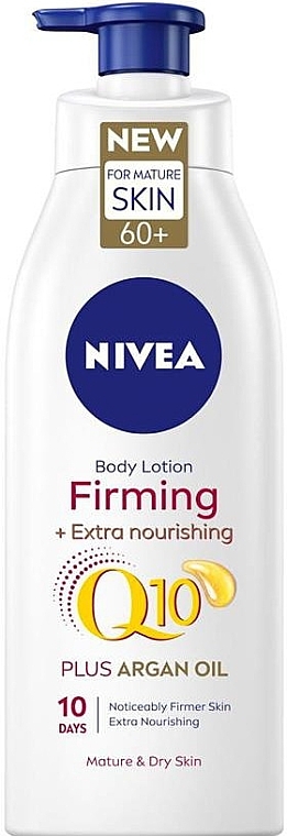 Ujędrniający i odżywczy balsam do ciała - NIVEA Q10 60+ Firmiing Body Lotion — Zdjęcie N1