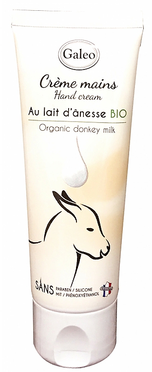 Zestaw - Galeo Organic Donkey Milk Scincare Set (sh/gel 250 ml + b/milk 250 ml + h/cr 75 ml) — Zdjęcie N5